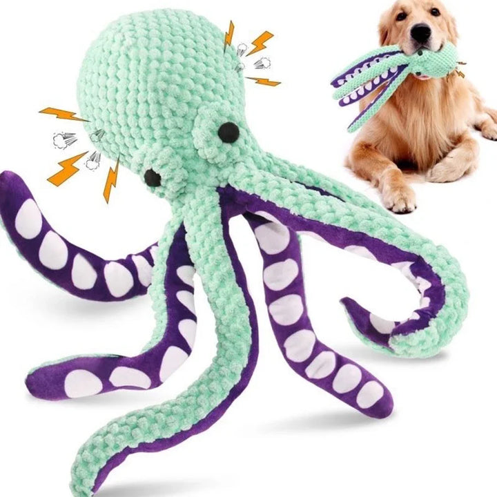 Octopus Plush Squeaky Toy